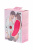 Клиторальный вибратор в трусики JOS FLIRTY, силикон, розовый, 9,3 см арт. 782022