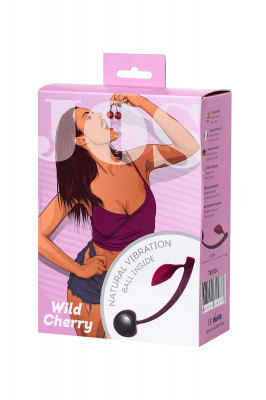 Вагинальный шарик JOS WILD CHERRY, силикон, вишневый, Ø 3 см арт. 782024