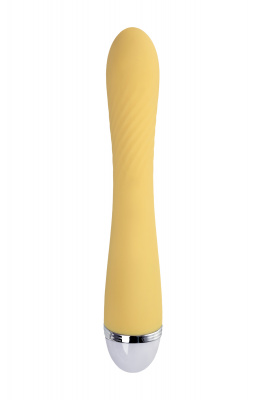 Вибратор Flovetta by Toyfa Calla, силиконовый, желтый, 22 см арт. 457703
