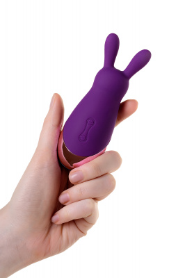 Стимулятор эрогенных зон Eromantica BUNNY, силикон, фиолетовый, 21,5 арт. 120301